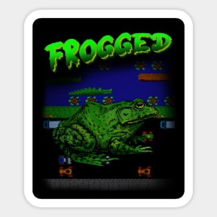 Frogged Sticker